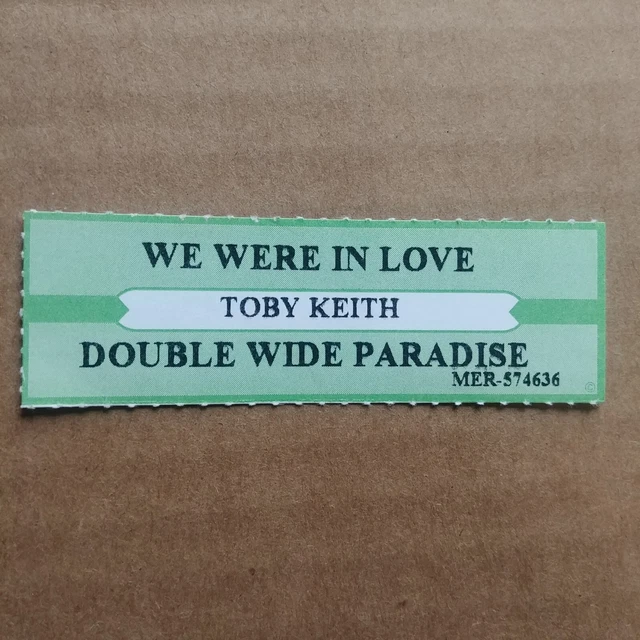 TOBY KEITH DOUBLE Wide Paradise - Rare Usa 7" 45 Vinyl Record Jukebox $14.50 - PicClick AU