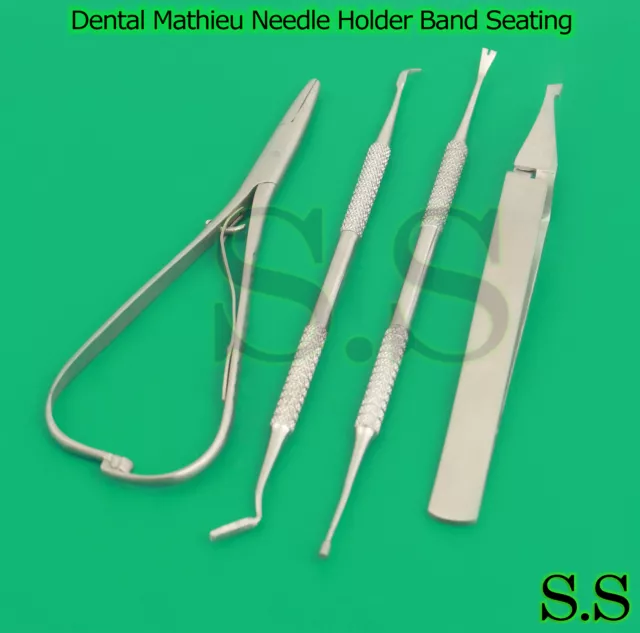 Dental Mathieu Needle Holder Band Seating Ligature Tucking Ortho Bracket Tweezer