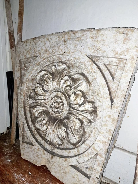 Architectural salvage Detroit, East town Theatre. Terra-cotta.