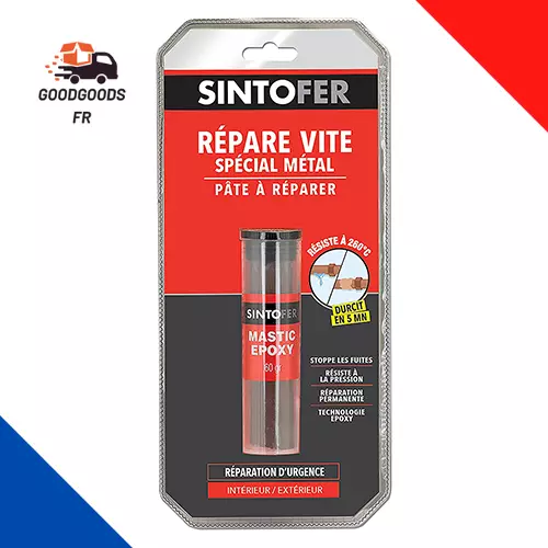 Pâte à réparer, Répare Vite Spécial Métal 60G - Sinto