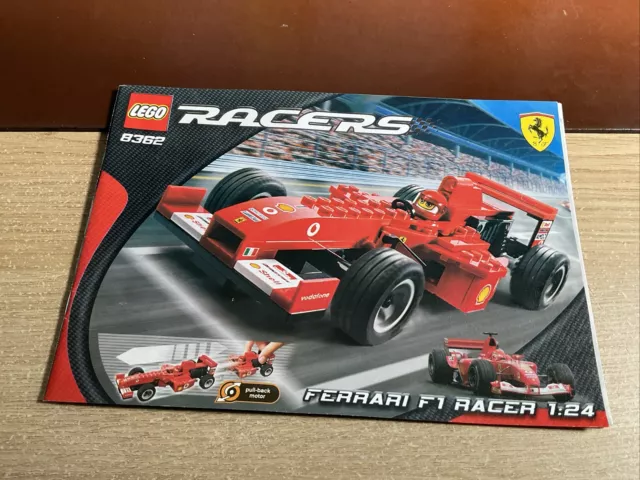 Lego solo istruzioni Ferrari F1 Racer 1:24 8362 SW