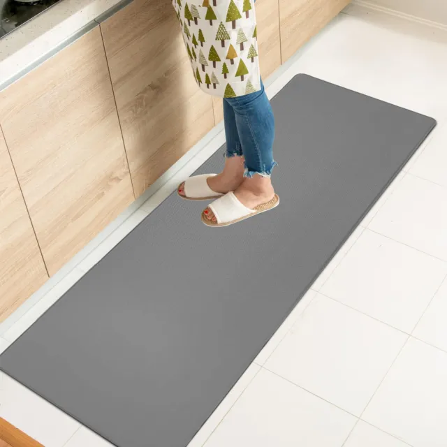 HemingWeigh Anti-Fatigue Kitchen Mat, Non-Slip Cushioned Foam Standing Desk  Mat, Stain Resistant, Durable Kitchen Floor Mat, Thick Comfort Work Mat
