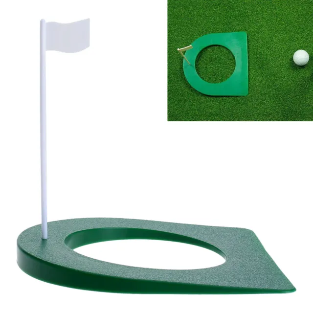 Golf Putting Regulation Cup Hole Flag Indoor Outdoor Sport Practice Training Aid