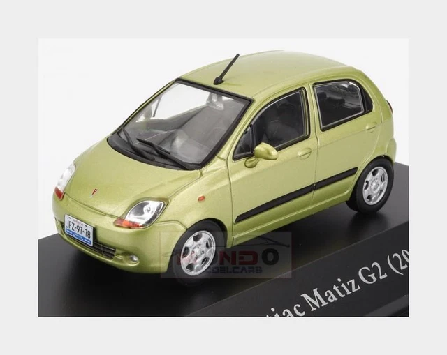 1:43 EDICOLA Pontiac Matiz G2 2007 Green Met GRANDAUTOMEMOMEX065 MMC