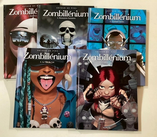 BD ZOMBILLENIUM tomes 1 à 5 Arthur de Pins