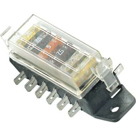 J&N 252-01006 6 Way Fuse Block