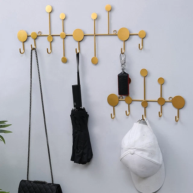 Wall Mount Hanger Key Hook Coat Towel Holder Rack Door Storage Hooks Home Decor