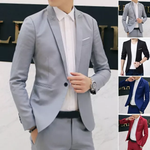 Suit Coat Formal Cotton blends Lightweight Gent Stylish Business Brand New
