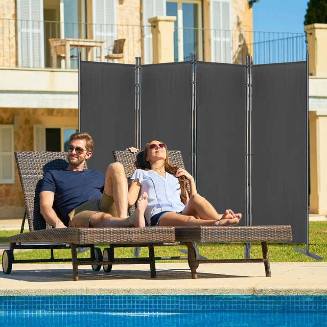 PARAVENT RAUMTEILER SICHTSCHUTZ Stellwand Balkon Trennwand Trennwände