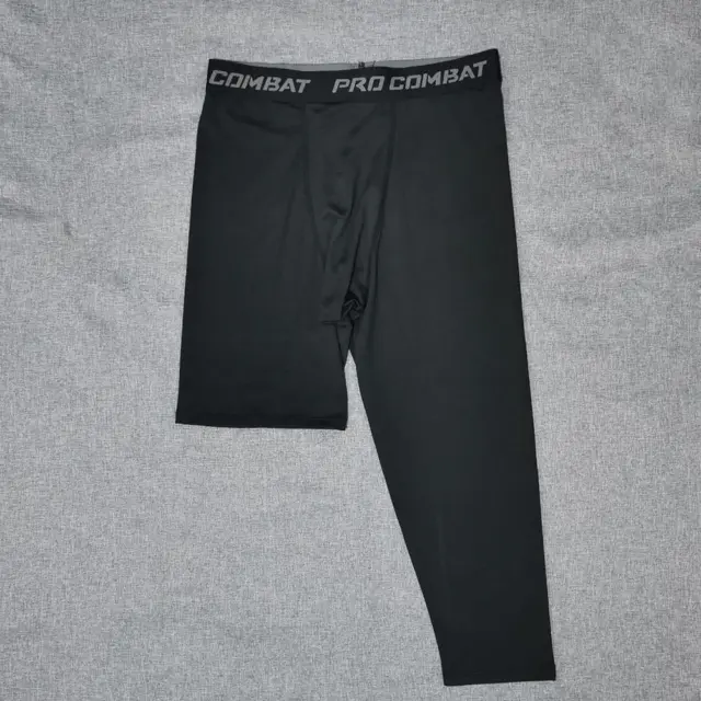XXXL BLACK-LEFT MEN'S 3/4 Compression Pants One-Leg Tights Athletic  Basketball $11.81 - PicClick AU