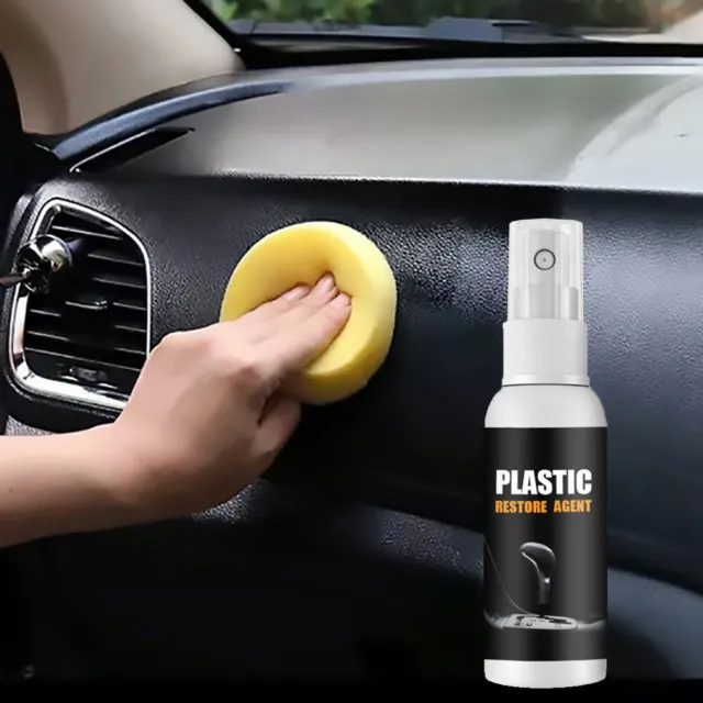 Car Plastic Parts Refurbish Agent Car Wax Dashboard Refresher Tool Accessories