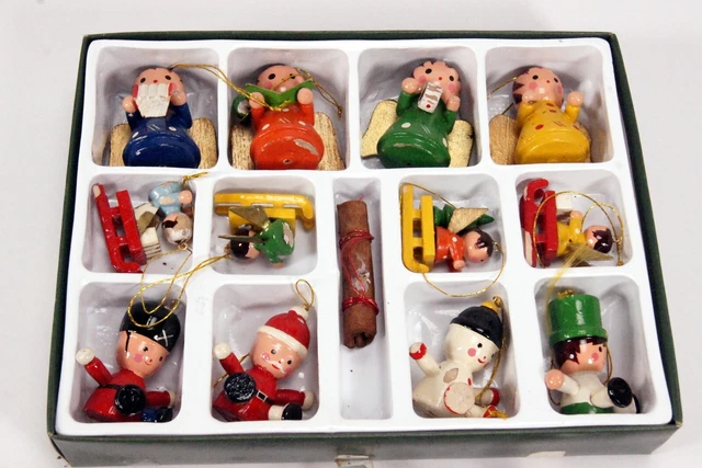 Ecosoul Weihnachtsbaum Schmuck Schwein Sportler - Handbemalte Figur 10cm Für Christbaum