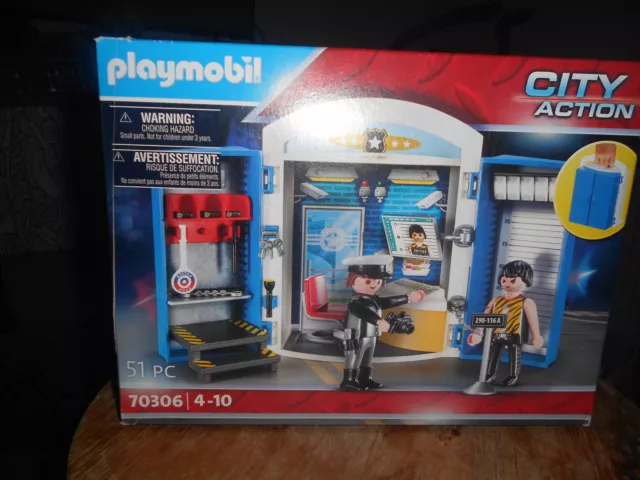 Playmobil City Action - Coffre, Commissariat de police - 70306