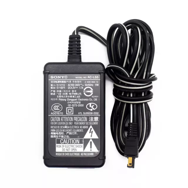 With Us Plug For Sony Cyber-Shot DSC-P43 Power Supply Charger Ac/dc Adapter