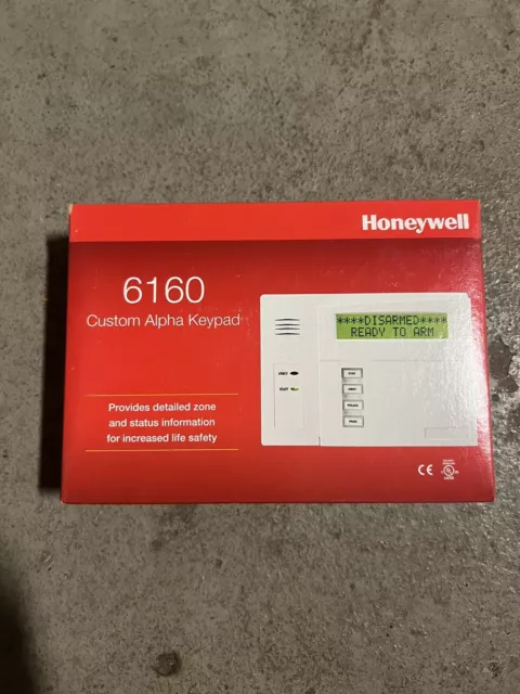 Honeywell Home 6160 Custom Alpha Keypad (NEW)