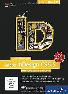 Adobe InDesign CS5.5: Das umfassende Handbuch - auch für C... | Livre | état bon