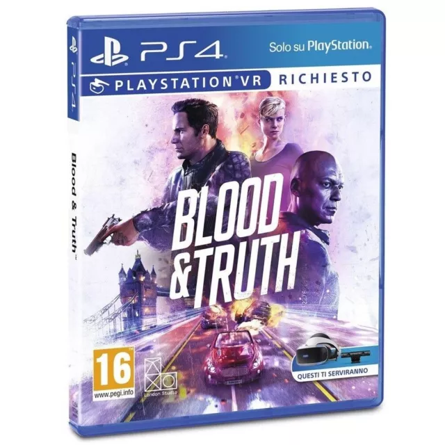 Blood E Truth Ps4 Gioco Vr Playstation 4 Videogioco Italiano Nuovo Sigillato Pal