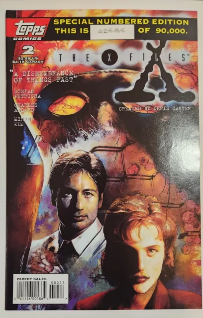 TOPPS COMICS X-FILES #2 & #3 SPECIAL NUMBERED EDITION - see photos