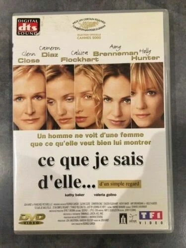CE QUE JE SAIS D'ELLE film avec GLENN CLOSE et CAMERON DIAZ en DVD Zone 2