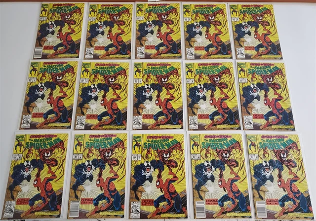 AMAZING SPIDER-MAN #362 Lot of (15) Comics 2nd Carnage HI GRADE NM/M 9.8
