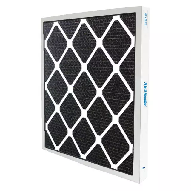 AIR HANDLER 6W738 Odor Removal Non-Pleated Filter,20x20x1 PK 4