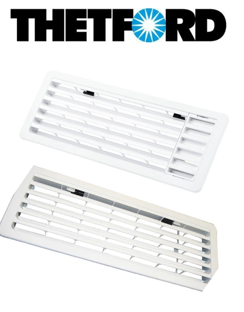 THETFORD FRIDGE VENT Kit Upper & Lower Vents White Caravan, RV