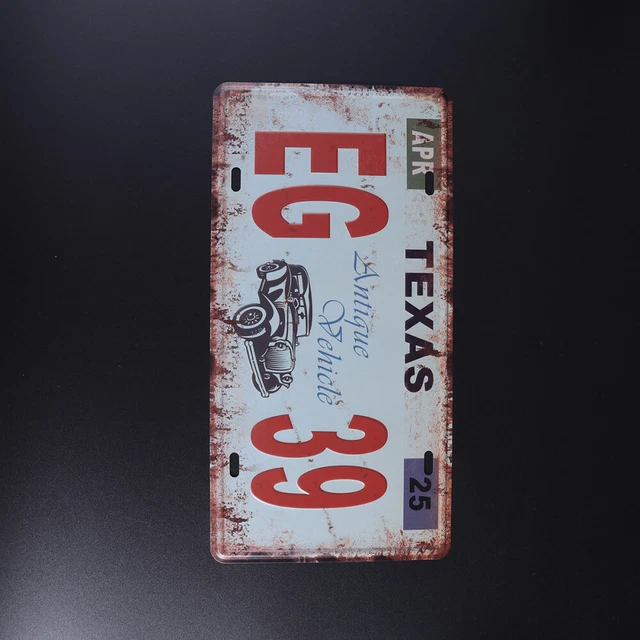 Vérité simple signes décoratifs vintage étain métal fer signe peinture peinture