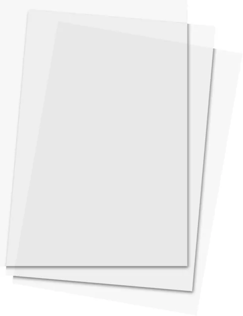Papel transparente papel de boceto para diseños 50x70cm 115g blanco 1 hoja BRU...