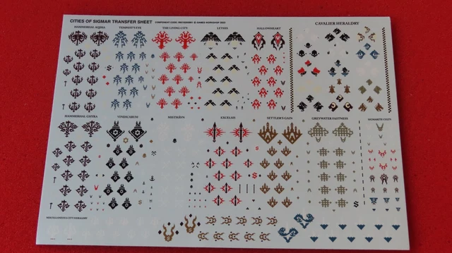thumbnail image 2 of Cities Of Sigmar Transfer Sheet – Limited Army Set, AOS 3rd Edition, Games Workshop 2 of 5