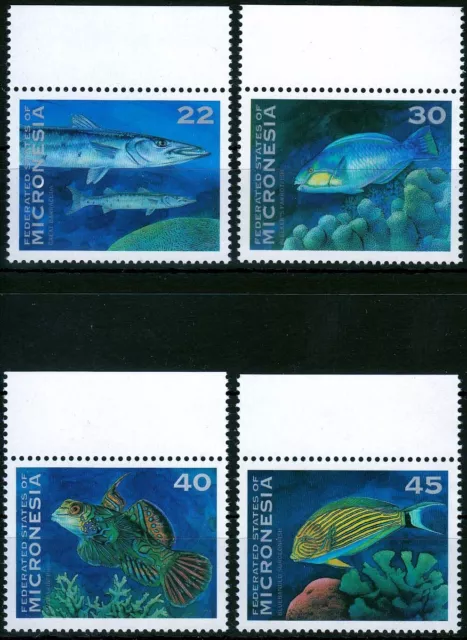 Mikronesien MiNr. 294/97 ** Freimarken: Fische