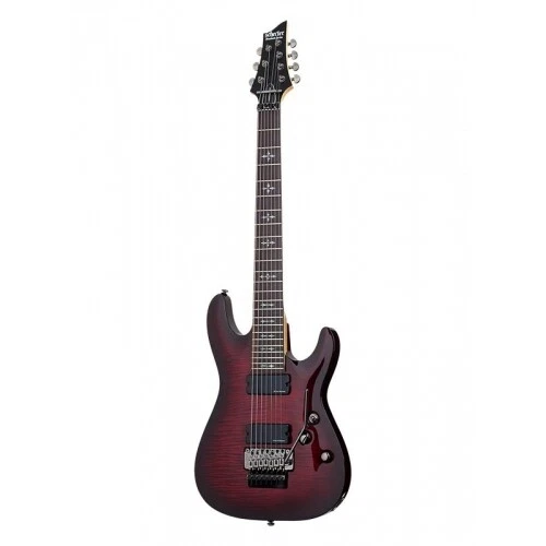 Schecter - Demon 7 Floyd Crimson Red Burst