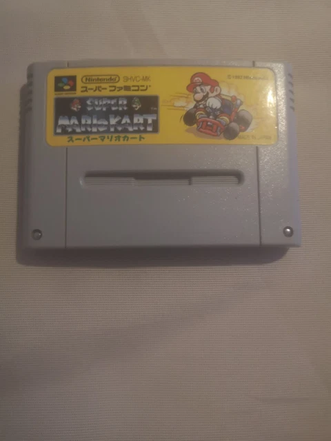 Super Mario Kart Review Jeu Super Mario Kart Version Super Famicom (SNES Japonaise) - Bon état Avec Notice Super Mario Kart Game