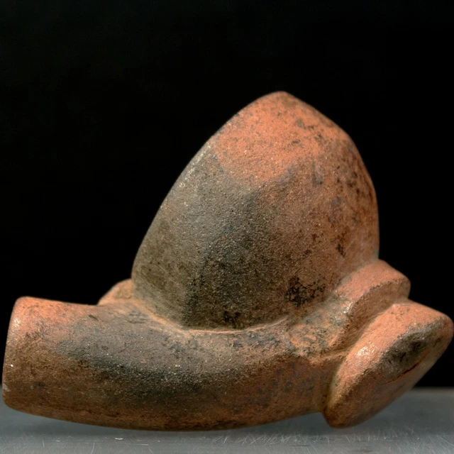ca. 19th Century Southeast Asian Fired Clay Pipe Bowl, Excellent Condition 4