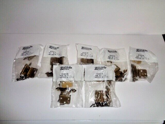 7 - 2Pk (14 Total) Amerock M3428-Bb Burnished Brass Hinges New