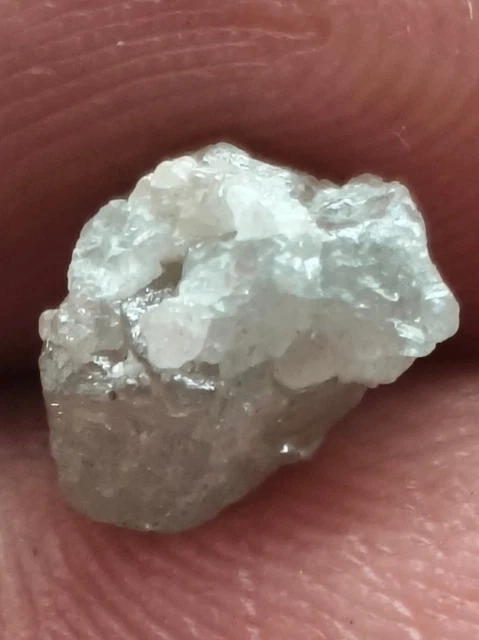 5.05 CT 13.3 X 8.9 MM Diamant Brut Non Taillé Diamant Brut Diamant Naturel Diamant Marron Clair-Gris Couleur NJ677 - France