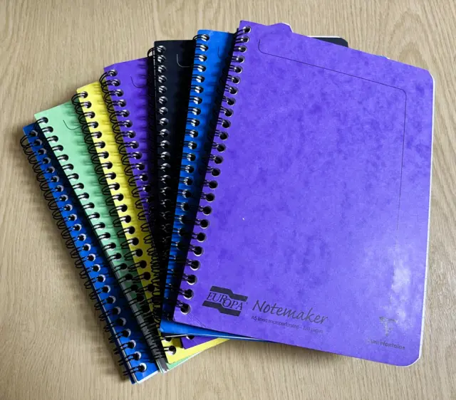 Clairefontaine Europa A5 Notebook 120 Pages Pack Of 7 Multicoloured (J10)