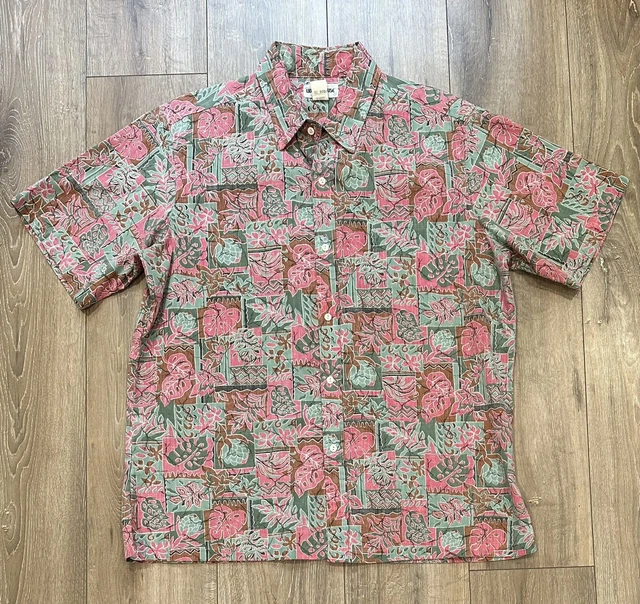 Vintage LIBERTY HOUSE Men’s Button-Up Hawaiian Shirt XL Made In Hawaii USA