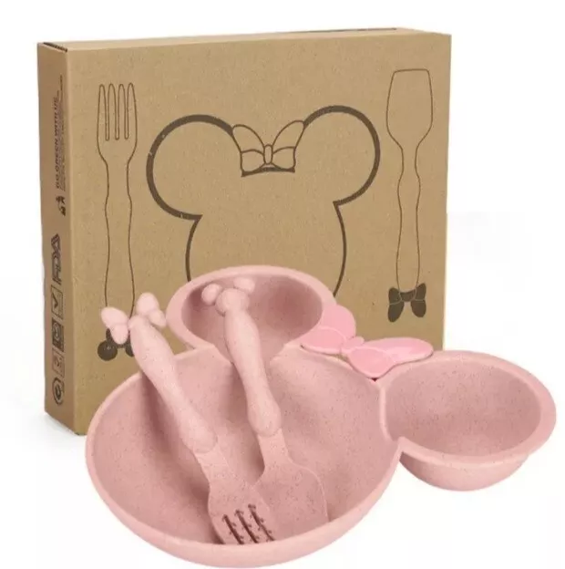 Baby Food Feeding Plate Minnie Mouse