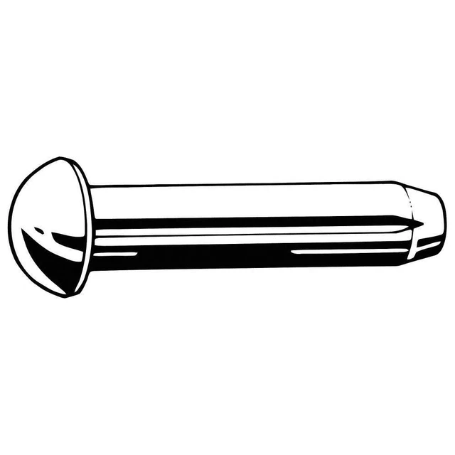 Pin GRAINGER APROBADO M39760.014.0004, acero polvo 36-2,1,4 mm dia., 4 mm L, PK50