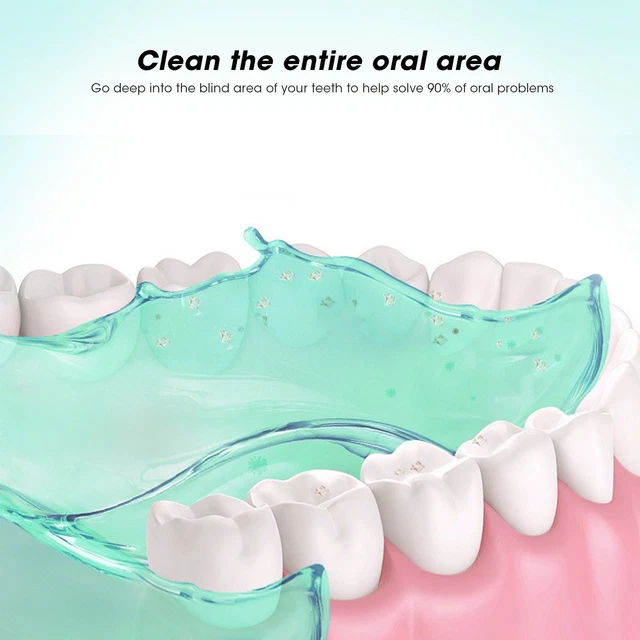 (Como nuevo) Enjuague bucal portátil para limpieza dental oral cuidado olor GSA