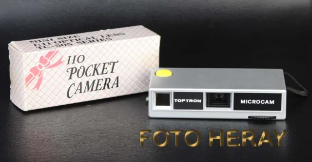 Toptron Microcam Pocket analoge 110 Kamera guter Zustand 02380