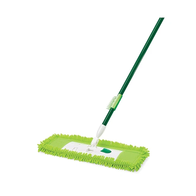Libman Commercial Microfiber Fingers Dust Mop Yellow & Green 6/Carton (195)