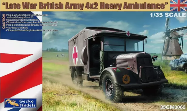 GECKO MODELS UK CORE RANGE 35GM0069 1/35 Late War British 4x2 Heavy Ambulance