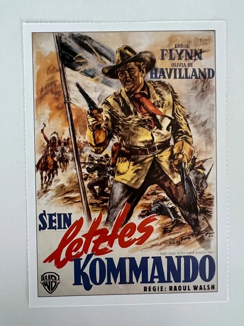CINEMA FILMPLAKATKARTE Sein letztes Kommando 1941 EUR 1,99