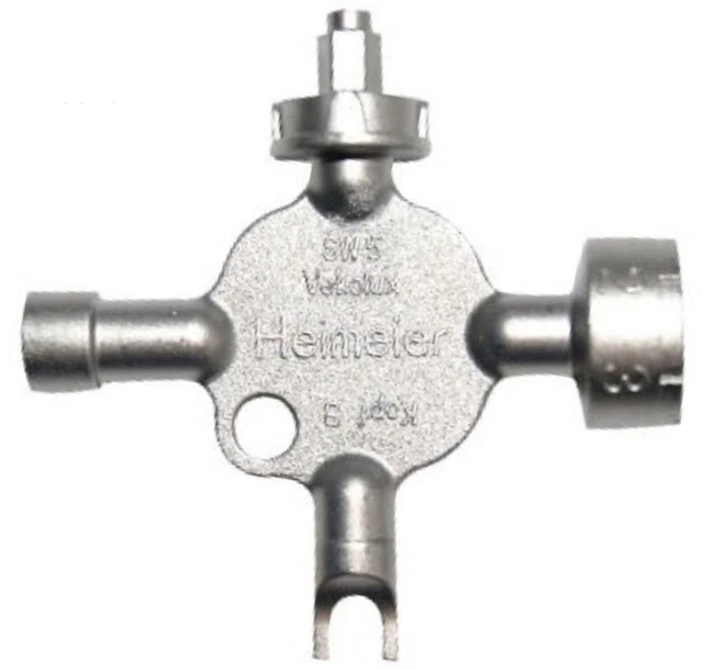 Heimeier Universalschlüssel – Für Thermostatventile, Rücklaufverschraubungen & Entlüftungen