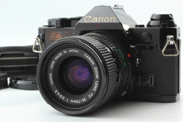 [ EXC+ 5] canon AE-1 P Programme Noir Avec / Neuf Fd Dnf 35-70mm f3.5-4.5 De