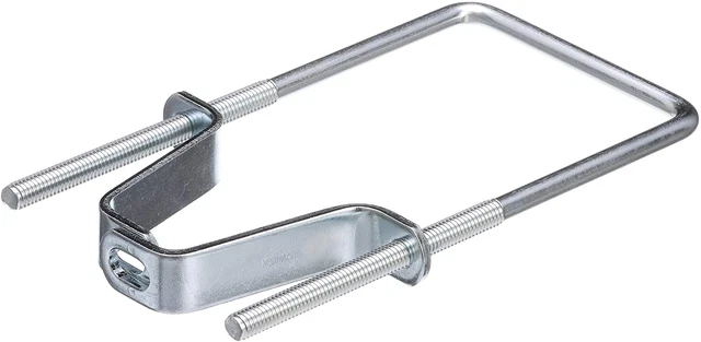 U-Bolt Style Tire Carrier Trailer Tongue or Frame Mount Fits 4- or 5-Lug Hole