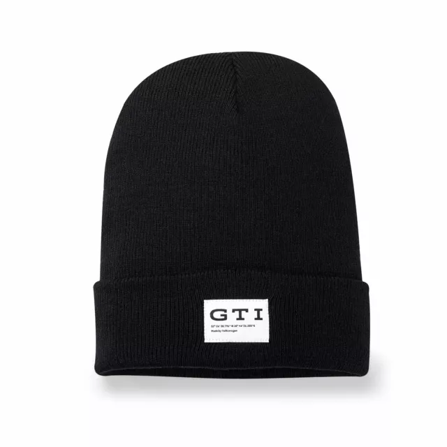 VW GTI Strickmütze Mütze Beanie Schwarz 5HV084303  041