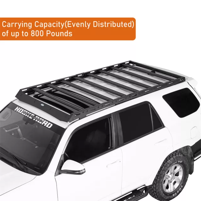 Steel Roof Rack Cargo Basket Luggage Carrier Basket For 2010-2024 Toyota 4Runner 2