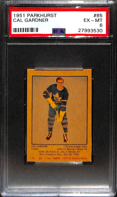 1951 Parkhurst #85 Cal Gardner Psa 6 27993530